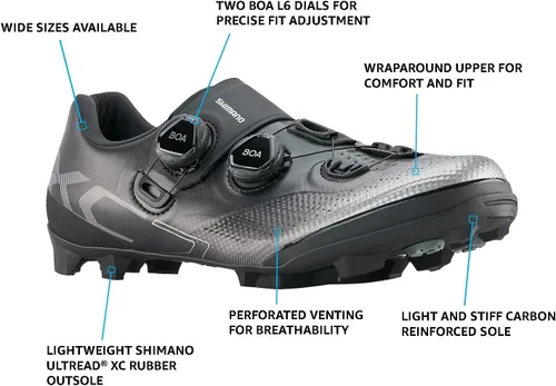 Vista 2 de SHIMANO SH-XC702 Tenis de competición para hombre de carreras todoterreno