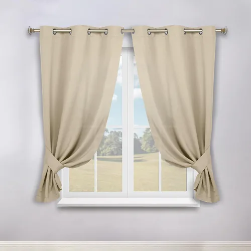 Vista 69 de Superior Cortinas Opacas, Oscurecimiento de Habitación, Dormitorio, Cortinas, Cocina, Acentos de Ventana de Sala de Estar, Bloqueo Solar, Térmico