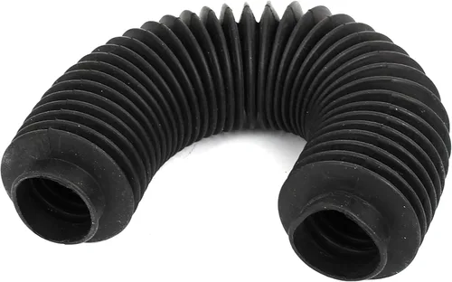 uxcell Maquinaria caucho flexible fuelle bola tornillo cubierta 1.2 in diámetro interior amortiguador cubierta protector negro