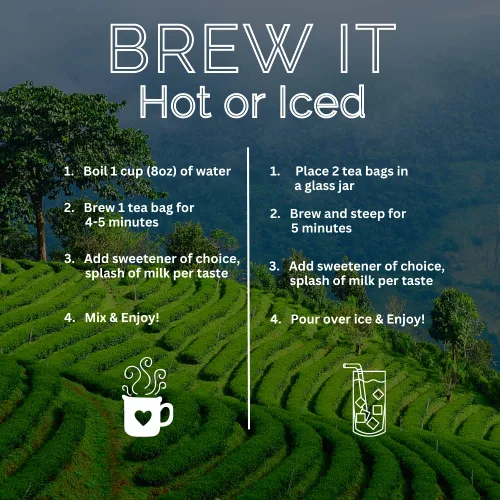 Vista 7 de PopTea Organic Bolsas de té orgánico de hibisco superalimento (50 unidades) Sin OMG Sin cafeína Bolsas de té ecológicas Té de hierbas