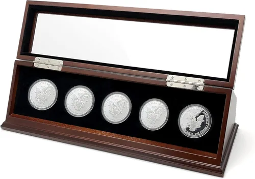 Vista 4 de Exhibición de Monedas de Desafío 1.5-1.75 Pulgadas 38-44.5 mm Titular de Monedas 1 Ranura (Negro, 1 Ranura)