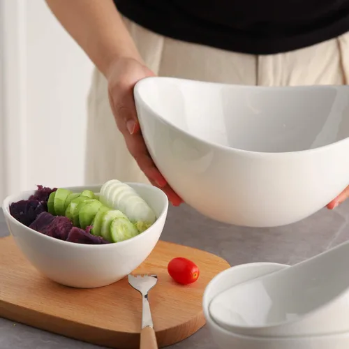 Vista 5 de Samsle Tazones pequeños de porcelana para servir, cuencos de postre de 10 onzas para helados, aperitivos y dulces, aptos para lavavajillas, cuenco