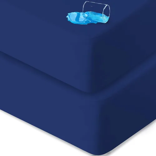 Vista 13 de Protector de colchón Queen impermeable, cobertura silenciosa y suave de tamaño Queen, protector de colchón con sábanas ajustadas y bolsillo profundo