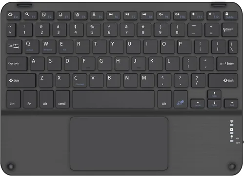 Vista 2 de Teclado BoxWave compatible con Xiaomi 12S Ultra - Teclado Bluetooth SlimKeys con Trackpad, teclado portátil con trackpad para Xiaomi 12S Ultra