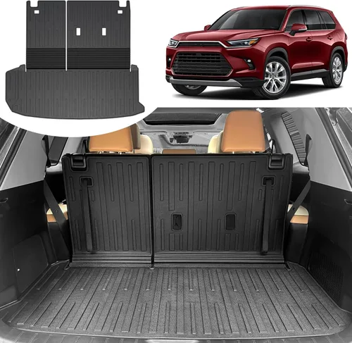 Forro de Carga para Accesorios Grand Highlander 2026 2025 2024, Alfombrilla de Carga Respaldo del Asiento 2 en 1 Alfombrilla TPE para Todo Clima