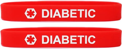 Vista 10 de Paquete de 2 pulseras de alerta médica en 12 opciones