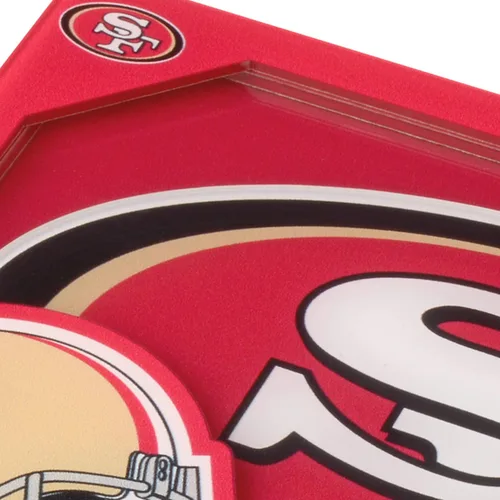 Vista 3 de YouTheFan NFL - Posavasos de la serie de logotipos en 3D