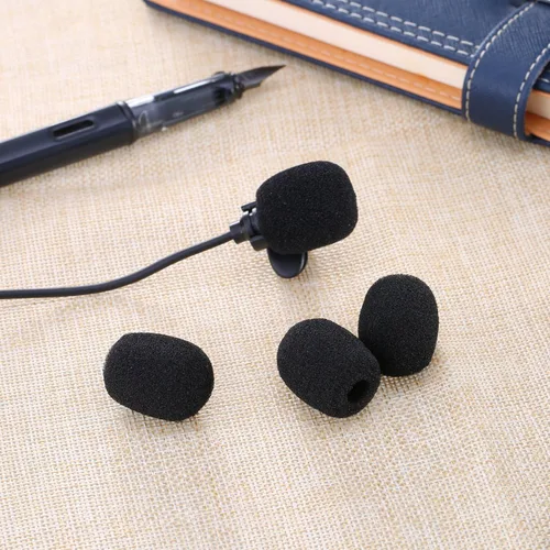 Vista 2 de eBoot Paquete de 5 auriculares con solapa de tamaño pequeño, color negro