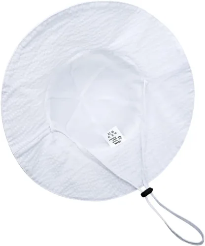 Vista 4 de Toddler Kids Baby Girl Sun Hat Floppy Cotton Summer Hat 50+ SPF Protective