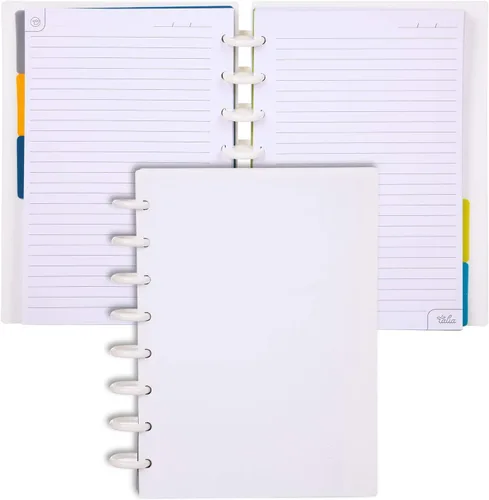 Vista 100 de Talia - Cuadernos de notas con tapas, planificador, personalizables, (Rosa de los 90, Junior (5.5 pulgadas x 8.5 pulgadas))