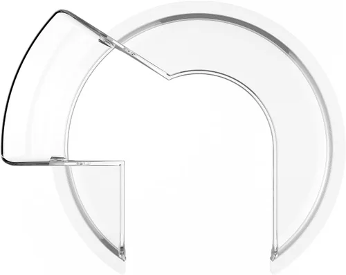 Vista 8 de Protector de Vertido para Tazón de Batidora KitchenAid de 4.5-5 Cuartos de Galón (Acero Inoxidable, Vidrio, Cerámica) - Protector contra