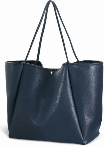 Vista 21 de HOXIS Bolso de mano de cuero PU de gran tamaño para mujer, bolso de fin de semana, bolso de viaje