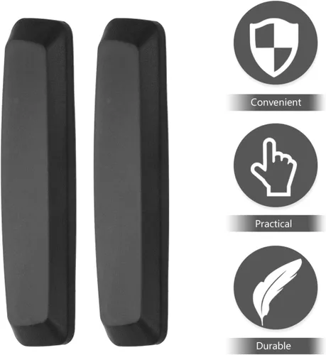Vista 9 de 2 almohadillas ergonómicas para reposabrazos de silla de oficina, fundas de brazo de poliuretano para reemplazo de sillas de computadora