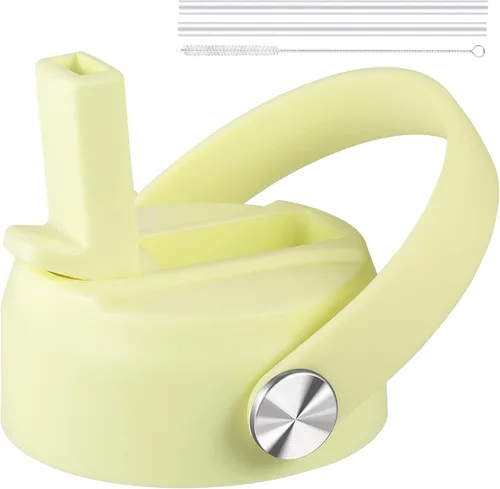 Vista 16 de KMN Tapa de popote para boca ancha Hydro Flask, tapas con popote para Hydroflask de boca ancha de 12, 16, 18, 20, 32, 40 onzas, tapa de popote