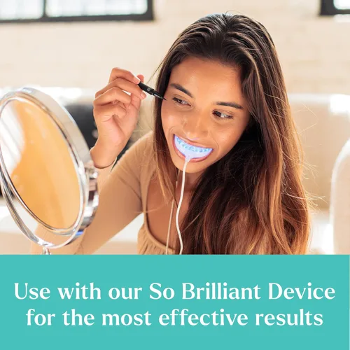 Vista 6 de GLO Science So Brilliant - Gel blanqueador para dientes – Blanqueador de dientes sin sensibilidad con 6% de peróxido de hidrógeno – Rápido, seguro