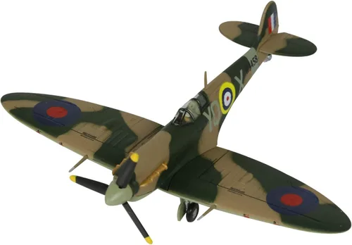 Vista 4 de HANGHANG 1/72 Scale United Kindom Spitfire Fighter Attack Plane Metal Fighter Military Model Fairchild Republic Diecast Plane Model for Commemorate