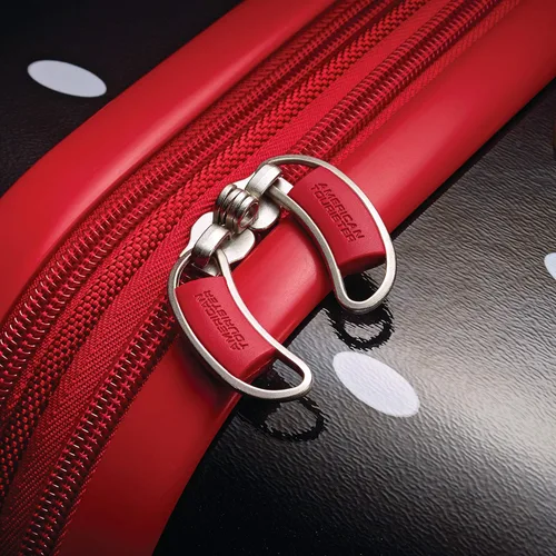 Vista 5 de American Tourister Disney Minnie Mouse moño rojo valija rígida con ruedas 21 pulgadas Multicolor 67612-4754