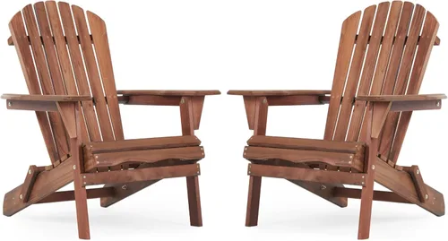 Vista 10 de Outdoor Adirondack Chair, Weather-Resistant HIPS Patio Lounge Chair, 1Pcs Fixed Seating for Porch, Garden, Deck, Backyard