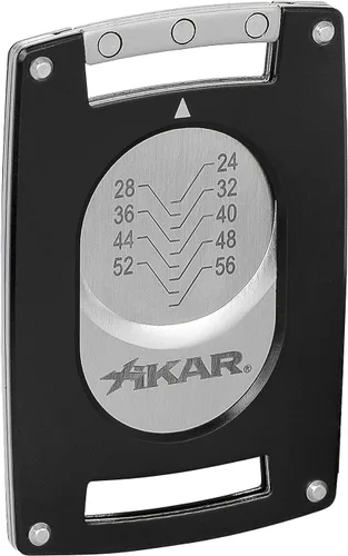 XIKAR® Cortador de puros ultra delgado negro