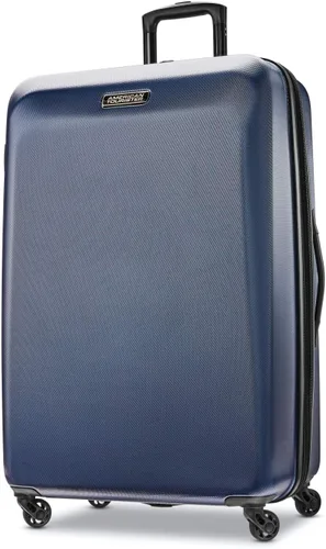 Vista 40 de American Tourister Moonlight - Maleta rígida expandible con ruedas giratorias, Palm Trees, Equipaje de mano, 21 pulg.