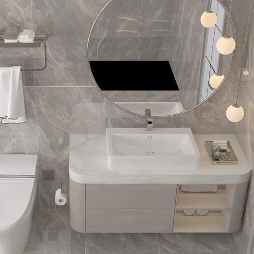 Vista 7 de Papel tapiz de mármol gris granito/blanco, película de vinilo autoadhesivo para gabinetes de cocina, encimeras, muebles, renovado, despegar y pegar