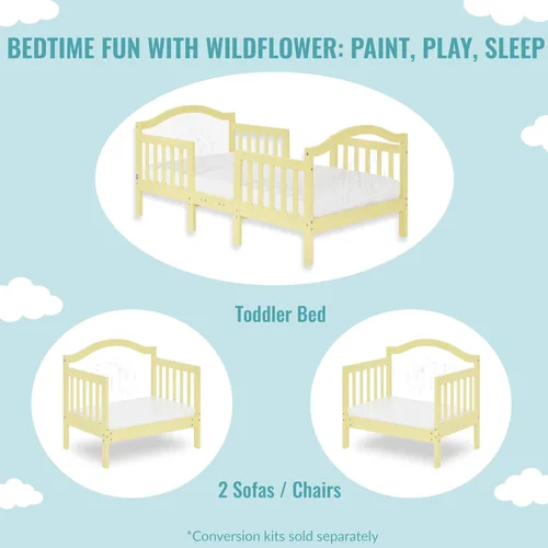 Vista 6 de Dream On Me Rosie - Cama infantil en color gris