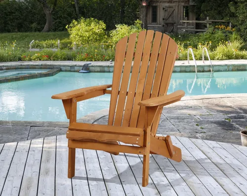 Vista 8 de Silla plegable Adirondack, silla de césped resistente a la intemperie, sillas modernas para fogatas al aire libre, sillas para patio, césped, Negro