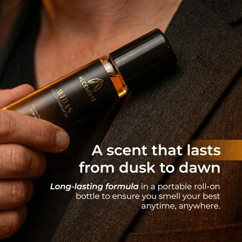 Vista 5 de Colonia concentrada de feromonas para hombres (0.34 onzas) – Perfume a base de aceite para hombres con feromonas – Colonia de hombre Rollerball