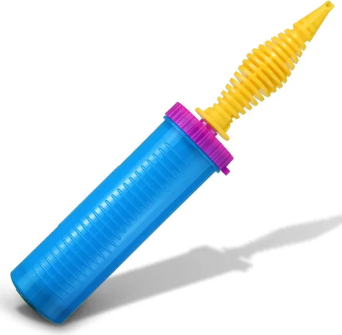 KAWKALSH Hand Balloon Pump, Dual Action Two-Way Inflator, Manual Air Blower for Balloons