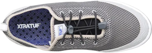 Vista 5 de Zapatos náuticos con respiración XTRATUF. Gris y anaranjado (22200)