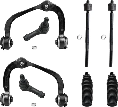 Vista 34 de Detroit Axle - Kit de brazos de control delanteros 2WD de 8 piezas para Ford F-150 Lincoln Mark LT 05-08, 4 brazos de control superior e inferior