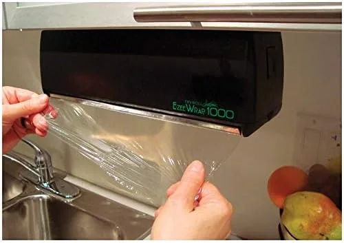 Vista 2 de E-ZEE Wrap - Dispensador de plástico (1 unidad), color negro