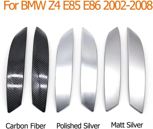 Vista 5 de Accesorios de coche LHD RHD - Cubierta de repuesto para manija de puerta interior izquierda derecha para BMW Z4 E85 E86 2002-2008