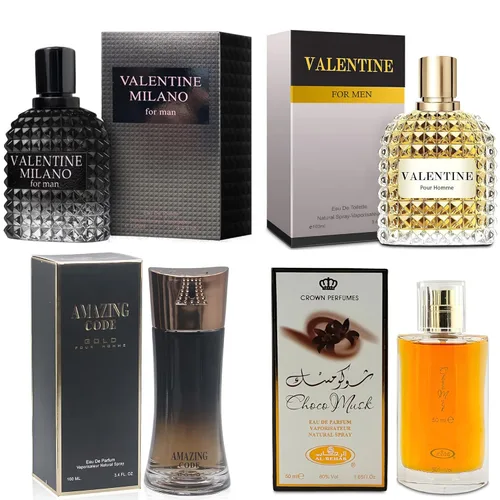 Vista 22 de A CENTER El set de regalo de colonia para hombre incluye océano azul, océano fresco, código increíble e invencible, 3.4 onzas líquidas cada uno