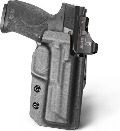 OWB Funda Kydex Compatible con Springfield Hellcat, Glock 43, M&P 9MM/.40 M2.0 y Shield con Láser, S&W SD9 VE/SD40 VE, Taurus G2C/G3C/PT111/PT140,