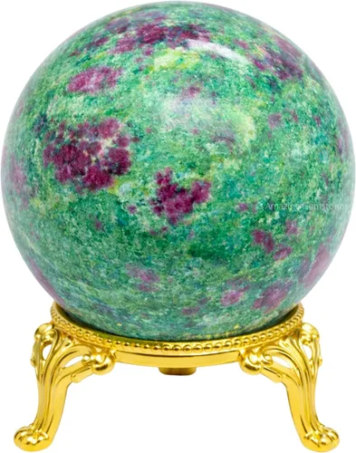 Vista 79 de Amazing Gemstone Bola de cristal de cuarzo transparente con soporte, bolas de meditación de esfera de cristal de 1.5 pulgadas para brujería y bolas
