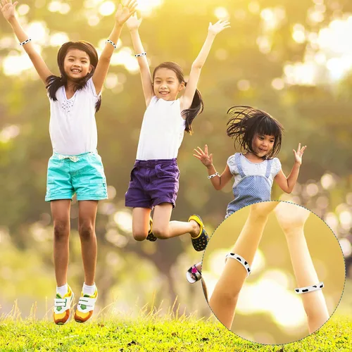 Vista 2 de Hicarer Pulseras de goma con estampado de vaca, pulsera de bofetada para fiesta, lindo estampado de animales de vaca para fiesta occidental