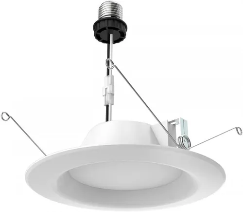 Satco Foco LED S29313 de 9.8 vatios Retrofit; 5 - 6 pulgadas; 3000 K; regulable; 120 voltios paquete de 12