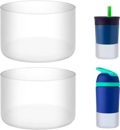2 Pack Silicone Boot Protector | Compatible with Owala 24/40oz Travel Tumbler, 12oz Insulation & 14oz Flip Water Bottle | Fits 2.75-2.85" Base |