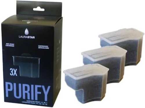 Laurastar Cartuchos de filtro de agua antiincrustantes inteligentes, paquete de 3