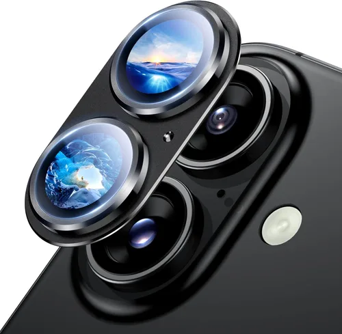 Vista 70 de Uyiton Protector de lente de cámara compatible con iPhone 17, no es fácil de romper, fuerte absorción, compatible con fundas, cubierta de pantalla