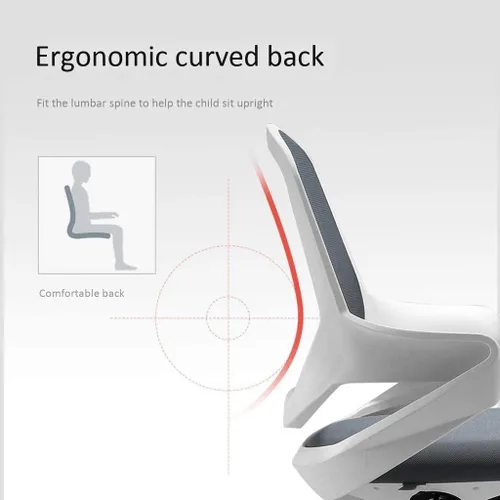 Vista 4 de Office Chair with Breathable Mesh Seat Computer Chair with Adjustable Seat Height and Task Chair with Firm Arm Rests