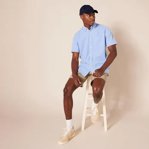 Vista 5 de Tienda Essentials Camisa oxford, ajuste regular, de manga corta, con bolsillo, para hombre