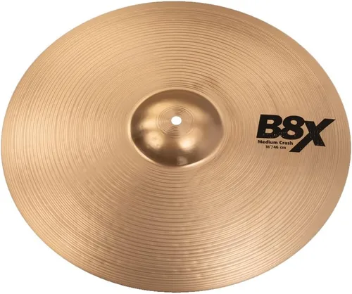 Vista 6 de SABIAN Platillo de choque mediano B8X de 16