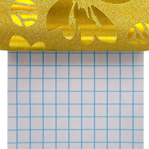 Vista 6 de Bling Papel pintado borde rollo autoadhesivo hogar pared decoración papel impermeable línea de rodapié azulejos de baño PVC hoja de oro