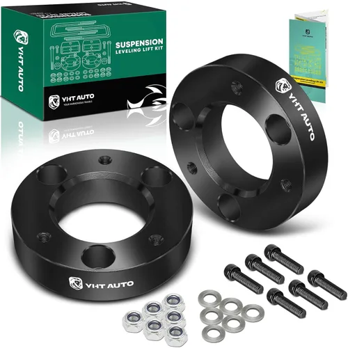 Vista 10 de YHTAUTO Kit de elevación de nivelación delantera de 1/2 pulgada compatible con Ford F-150 2004-2023, solo RWD/4WD, espaciadores de elevación