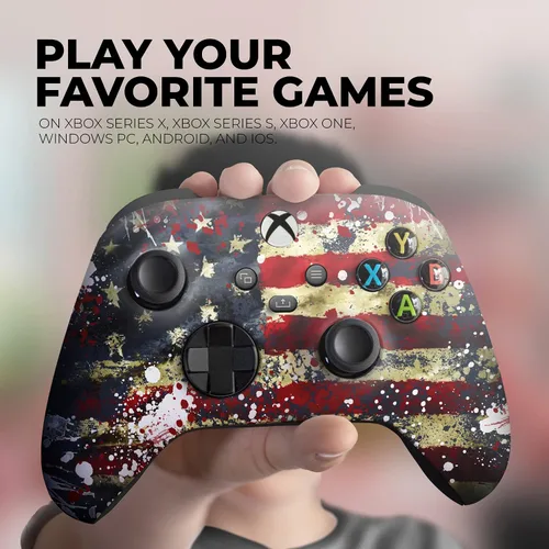 Vista 4 de DreamController Original X-box Wireless Controller Special Edition Customized Compatible with X-box One SX-box Series XS & Windows 10 Made with