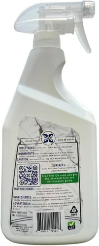 Vista 2 de Spray limpiador de encimeras – Spray limpiador diario de granito – Limpiador de piedra – Fórmula neutral de pH para superficies de limpieza