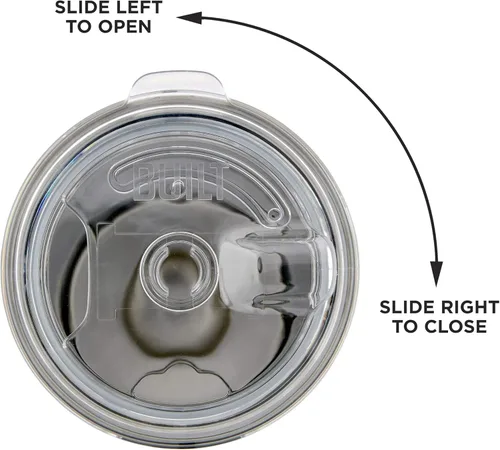 Vista 2 de BUILT - Juego de vaso de acero inoxidable de doble pared con tapa de reemplazo, 2 popotes de Tritan reutilizables, cepillo de alambre de limpieza