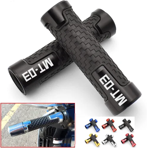 Vista 4 de Motorcycle Handlebar MT-03 for Yamaha MT03 MT 03 2005-2016 2017 2018 2019 2020 2021 Motorcycle Non Slip Handlebar Grips Throttle CNC Hand Bar Grips